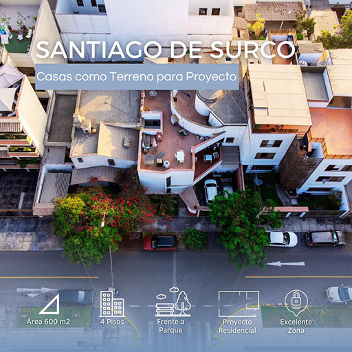 Casas como Terreno en Surco